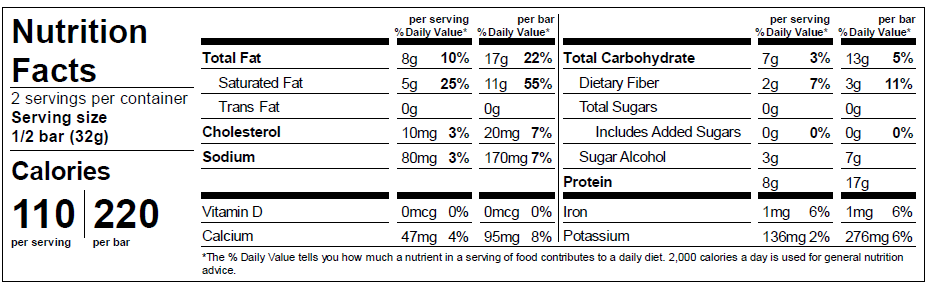 Protein Dark Chocolate Sea Salt