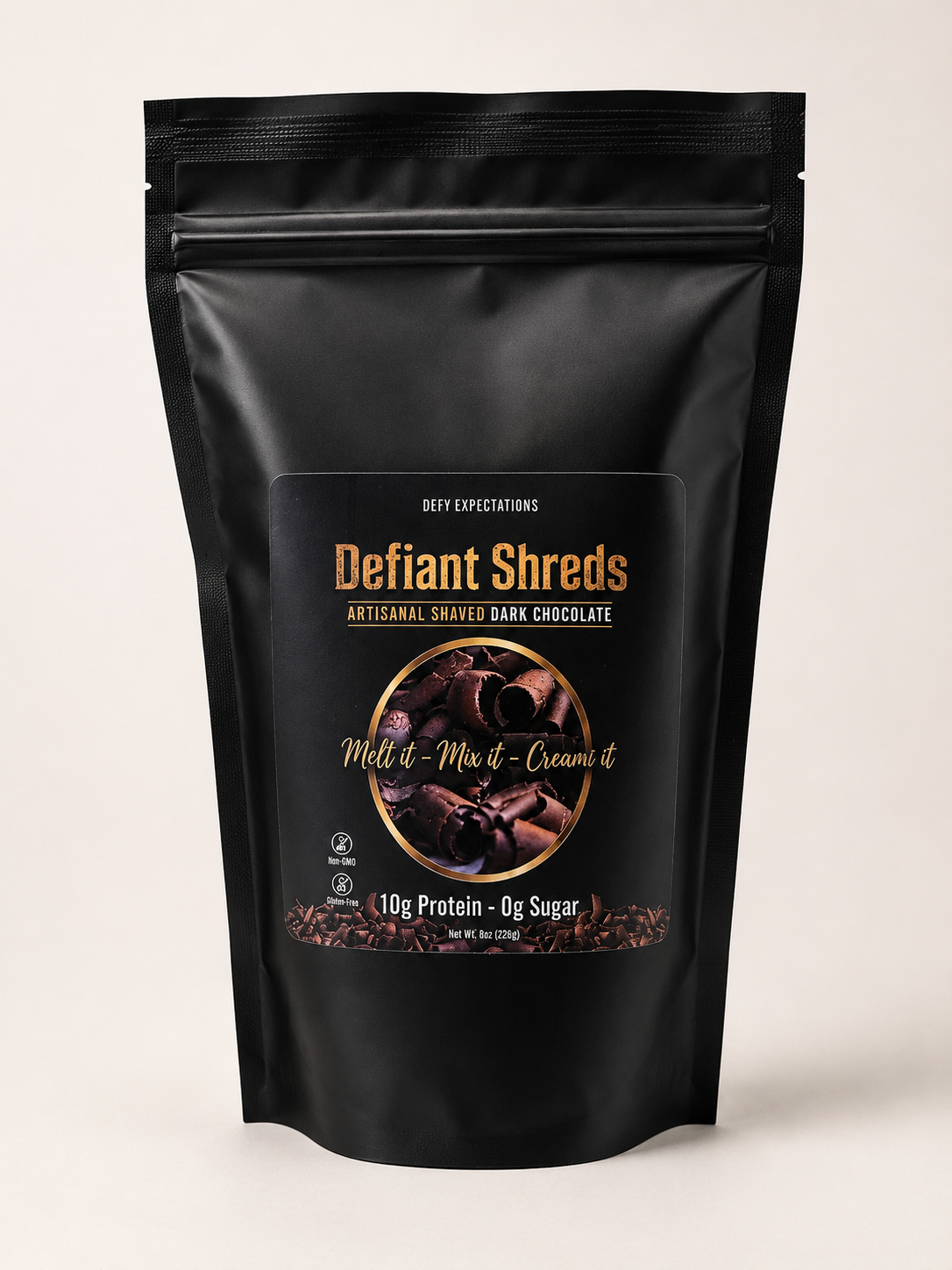 Defiant Shreds - Dark Chocolate - 8oz